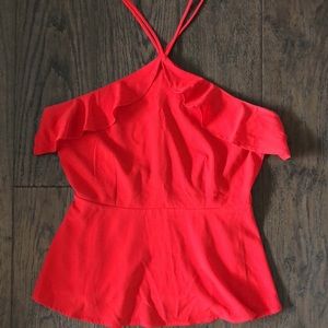 Red Halter Top